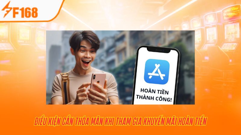 Khuyến Mãi Hoàn Tiền 25% Cho Cược Casino Tại F168 3 Điều kiện cần thỏa mãn khi tham gia khuyến mãi hoàn tiền